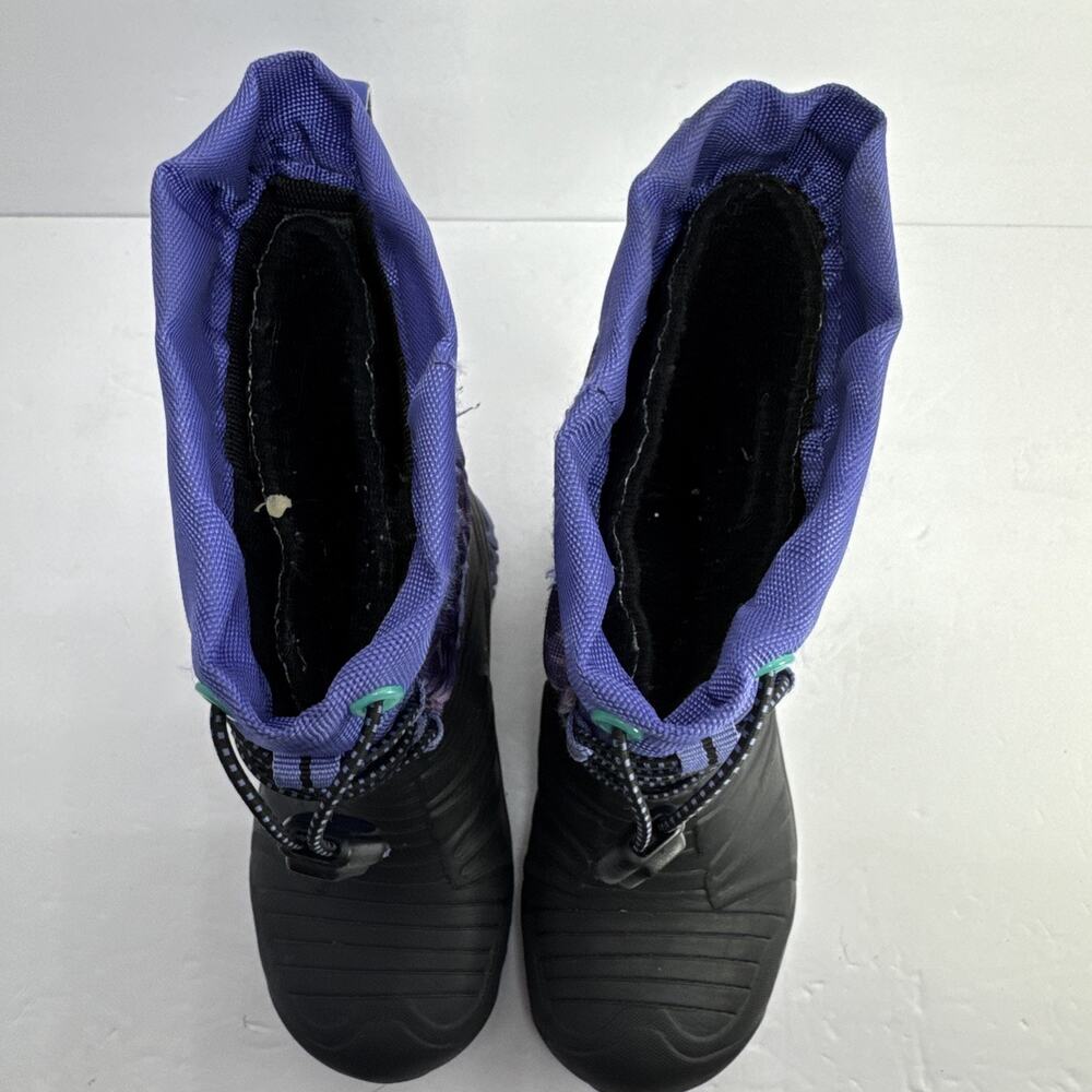 Merrell - Snow Boots - Girls Size 12 - Snow Quest Waterproof Purple Mosaic -40 F - Picture 9 of 11